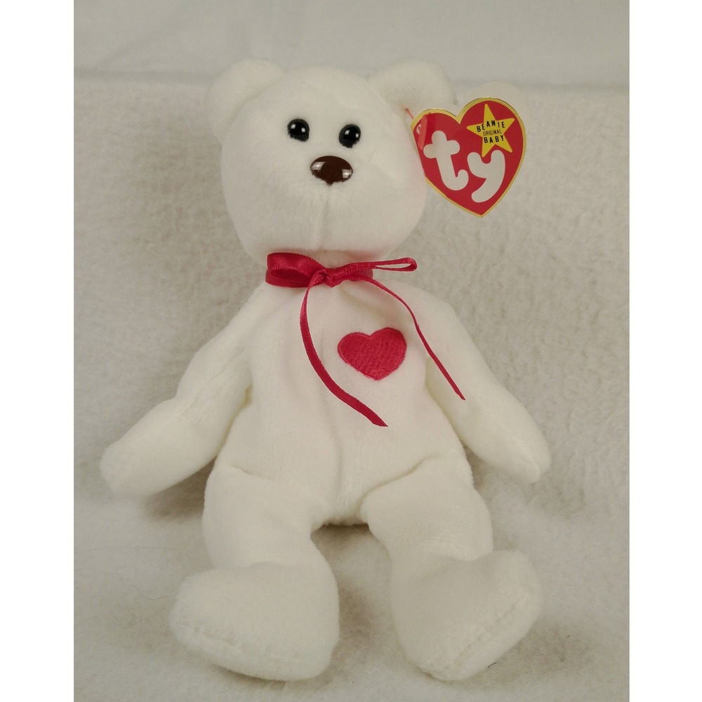 Vintage Ty Beanie Baby Valentino‎ Bear
